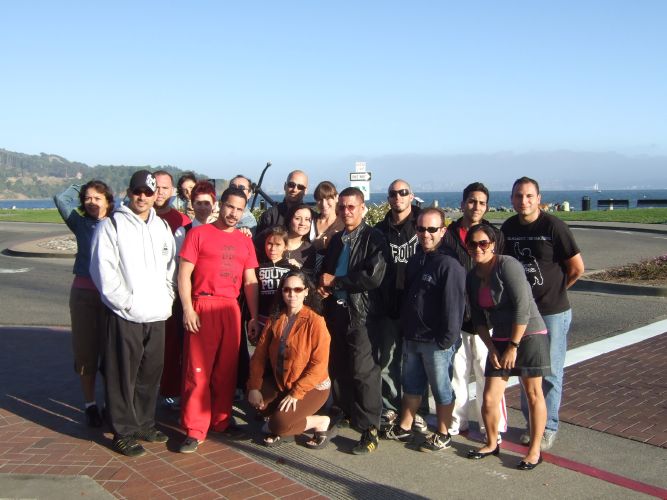 The gang at Tiburon, Ca.